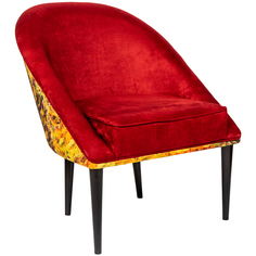 Кресло «бульвар в париже» (object desire) красный 73x86x73 см.