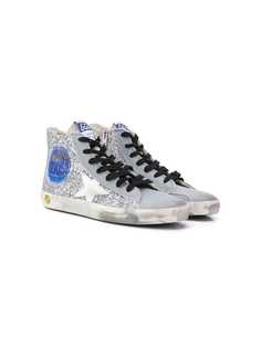Golden Goose Kids высокие кеды Francy