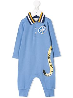 Gucci Kids ромпер с принтом и логотипом