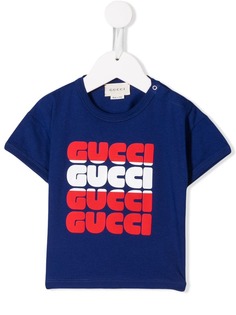 Gucci Kids футболка с логотипом