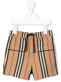Burberry Kids поплиновые шорты Icon с полосками
