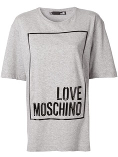 Love Moschino футболка с логотипом