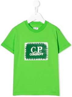 Cp Company Kids футболка с нашивкой-логотипом
