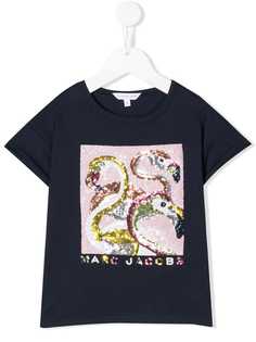Little Marc Jacobs футболка с пайетками