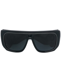 Moschino Eyewear солнцезащитные очки в массивной квадратной оправе