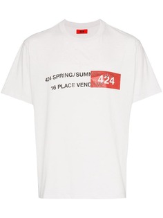424 Address print T-shirt