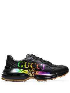 Gucci кроссовки Rhyton с логотипом