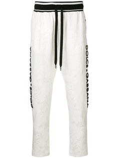 Dolce & Gabbana фактурные спортивные брюки