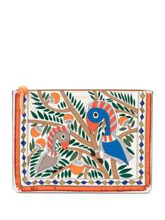 Tory Burch клатч с аппликацией
