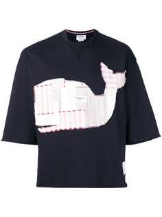 Thom Browne футболка с нашивкой