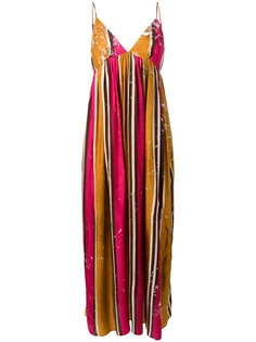 Uma Wang длинное платье в полоску