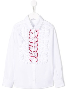 Dolce & Gabbana Kids рубашка с оборками
