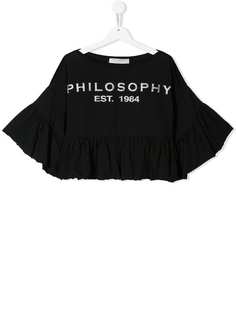 Philosophy Di Lorenzo Serafini Kids топ с оборками