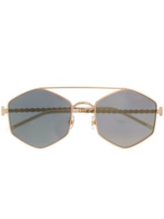 Elie Saab солнцезащитные очки в оправе геометрической формы