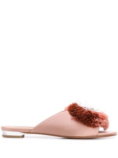Aquazzura мюли Crystal Lotus
