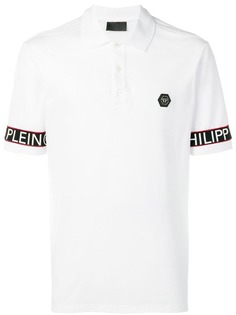 Philipp Plein рубашка-поло с логотипом на манжетах