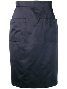 Prada Vintage юбка-карандаш 1990-х с карманами