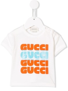 Gucci Kids футболка с логотипом