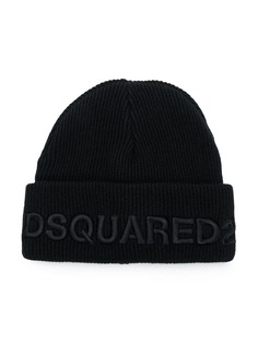 Dsquared2 Kids вязаная шапка бини с логотипом