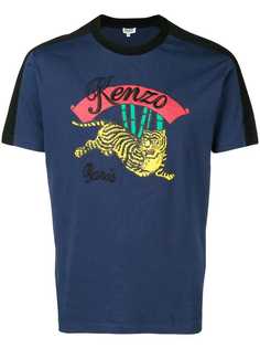 Kenzo футболка с вышитым логотипом