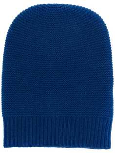 N.Peal ribbed knitted beanie hat