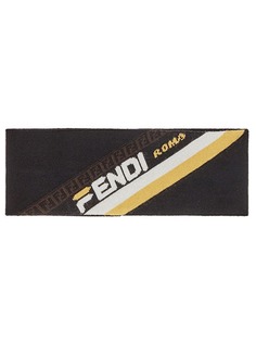 Fendi повязка на голову FendiMania с логотипом