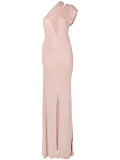 Jacquemus длинное платье без рукавов с разрезом