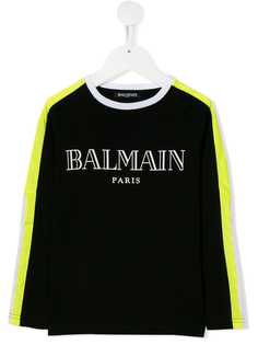 Balmain Kids толстовка с логотипом