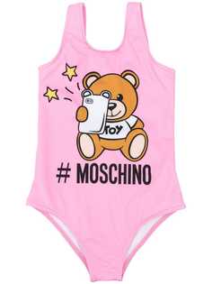 Moschino Kids купальник с логотипом