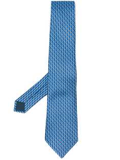 Lanvin галстук с геометричным принтом