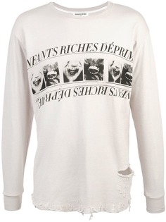 Enfants Riches Déprimés топ Braces Manche