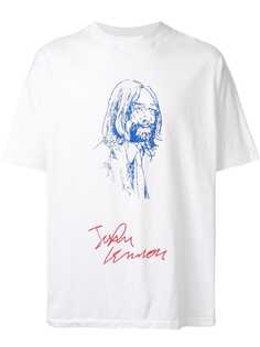 Fake Alpha Vintage футболка John Lennon с принтом