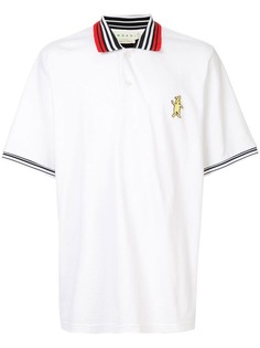 Marni рубашка-поло с логотипом