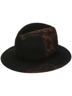Yohji Yamamoto шляпа с узором тай-дай