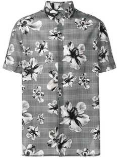 Neil Barrett рубашка с цветочным принтом