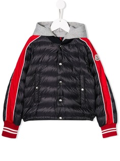 Moncler Kids пуховик с капюшоном