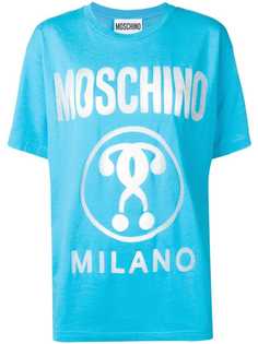 Moschino футболка с логотипом