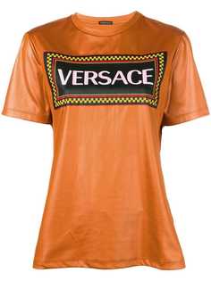 Versace футболка с архивным логотипом