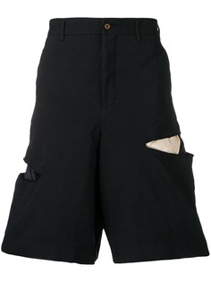 Comme Des Garçons Homme Plus шорты с прорезями