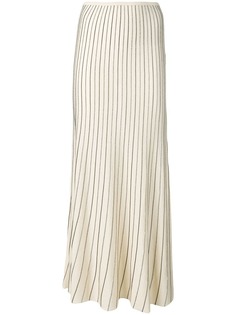 Sonia Rykiel полосатая юбка с люрексом