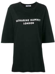 Katharine Hamnett London футболка оверсайз с логотипом