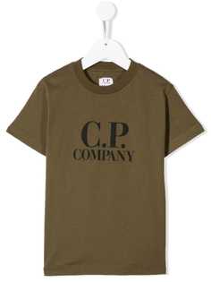 Cp Company Kids футболка с принтом