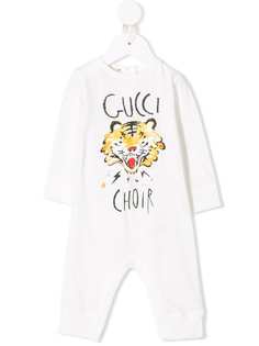 Gucci Kids ромпер Tiger