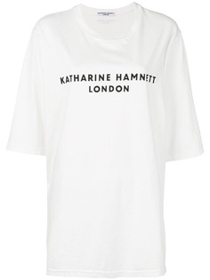 Katharine Hamnett London футболка оверсайз с логотипом