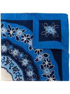Kiton платок с цветочным принтом