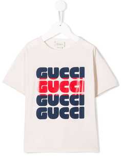 Gucci Kids футболка с логотипом