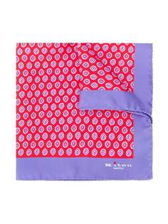 Kiton платок с геометричным принтом