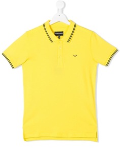 Emporio Armani Kids рубашка-поло с логотипом