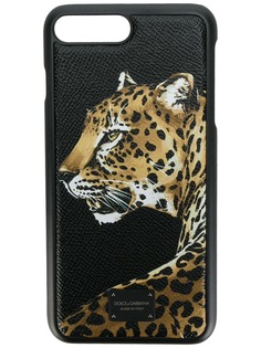 Dolce & Gabbana чехол для iPhone 7/8 Plus с принтом леопарда