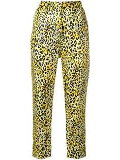 Baum Und Pferdgarten leopard print high-waisted trousers